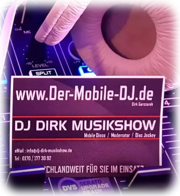 DJ Dirk Karte